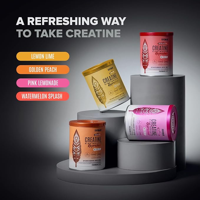 BIRDMAN Creatine Refresher | Creatine Monohydrate Powder with Electrolytes, Magnesium Glycinate & Vitamins | Creaclean Seal | Sugar Free, Low Calorie | Watermelon Splash | 30 Servings