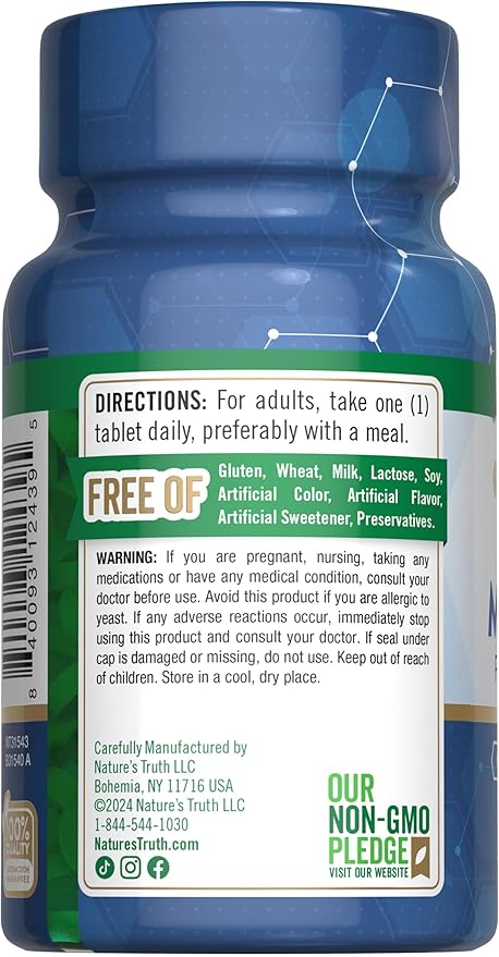 Nature's Truth Trace Minerals Supplement with Iodine | 90 Tablets | Enhanced Mineral Booster | Non-GMO & Gluten Free Supplement