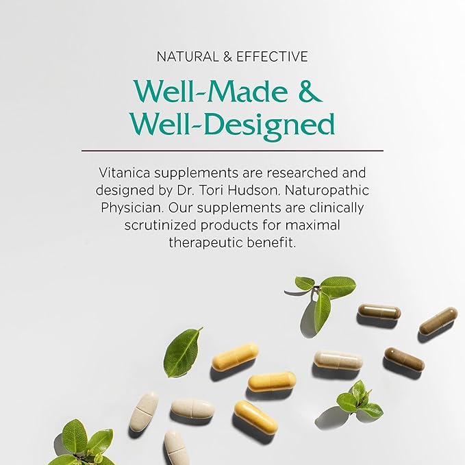 Vitanica Women's Phase I, Premenstrual Support, Vegan, 60 Capsules