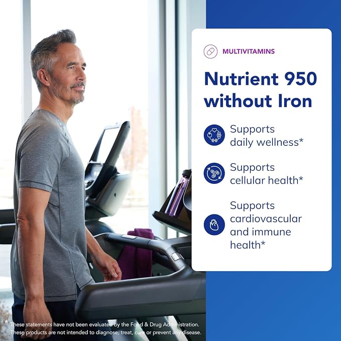 Pure Encapsulations Nutrient 950 Without Iron | Supplement to Support Cardiovascular, Immune, and Cellular Health, Bones, Hormone Metabolism, and Carbohydrate Utilization* | 360 Capsules