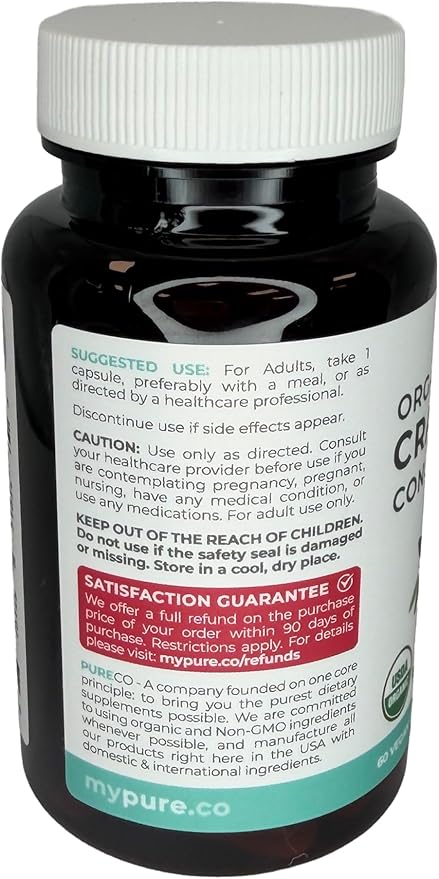 Organic Cranberry Pills - Vegan Supplement for Urinary Tract Health & Kidney Cleanse - Cranberry Pills for Women 500mg 50:1 Cranberry Concentrate Per Serving - Urinary Tract Support - 60 Capsules