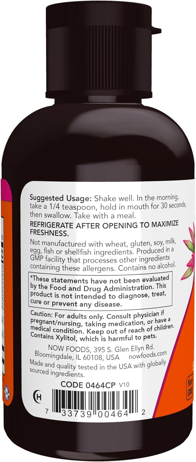 NOW Foods Supplements, Vitamin B-12 Complex Liquid, Energy Production*, Nervous System Health*, 2-Ounce