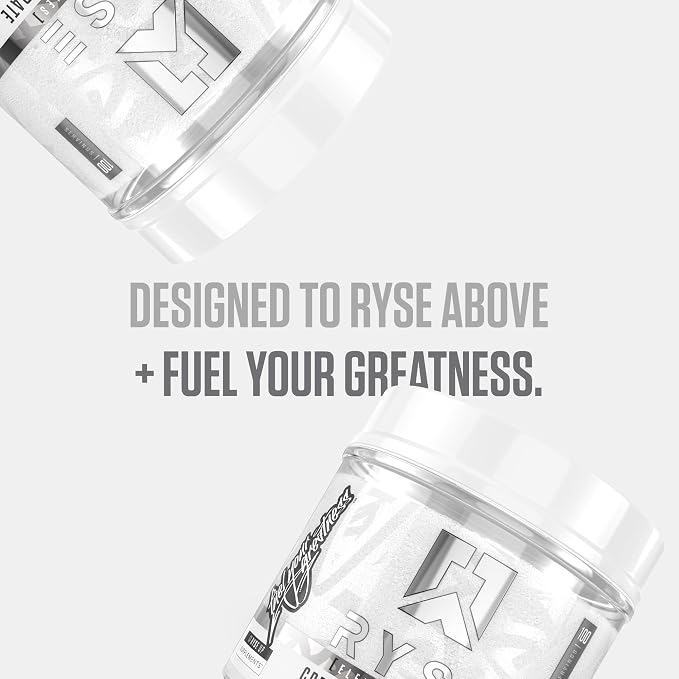 Ryse Creatine Monohydrate Powder - Unflavored - Supports Men & Women Lean Muscle Growth, Strength, Power, and Endurance - Helps Reduce Fatigue and Improve Workout Recovery - 100 Servings