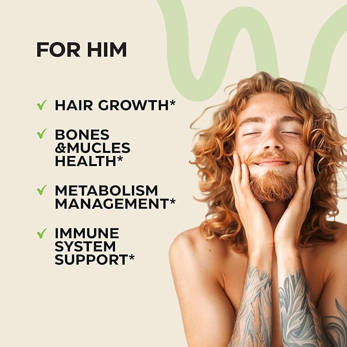 Biotin for Hair Growth Women/Men 12000mcg, Skin & Nails Support Gummies + 70000mcg Collagen Peptides (Collagen Powder in Gummy Form) + 20000mcg Keratin + Retinol, Sugar Free, 120 Gummies (2 Pack)