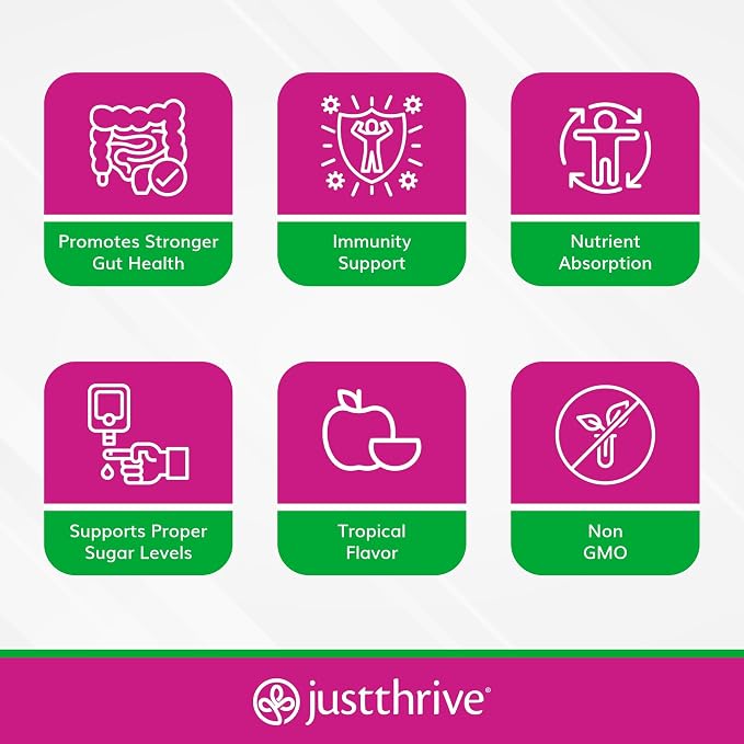 Just Thrive PREbiotic Powder - Digestive and Immune Support Supplement, 150 g