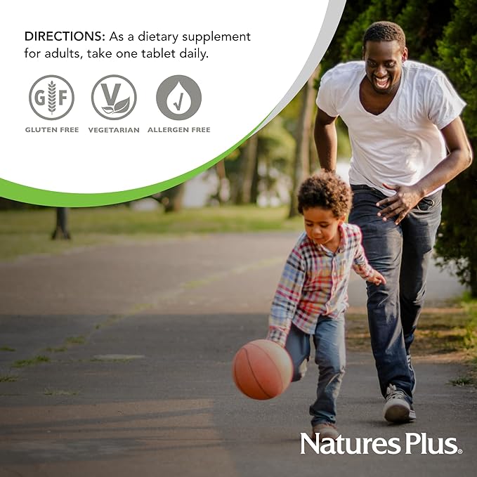 NaturesPlus Niacinamide, Sustained Release - 1000 mg, 90 Tablets - High-Potency Vitamin B3 Supplement - Vegetarian, Gluten Free - 90 Servings