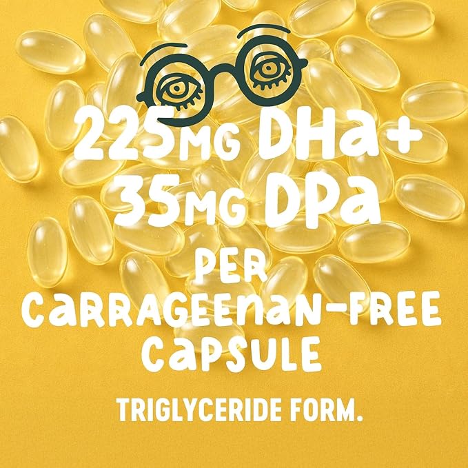 Vegan Omega 3 DHA: Algae Oil, Most Reviewed, Carrageenan Free, Tested, No Heavy Metals, Fish Oil Alt, Plant Based Omega. Supports Heart, Brain, Joint Health w/DPA