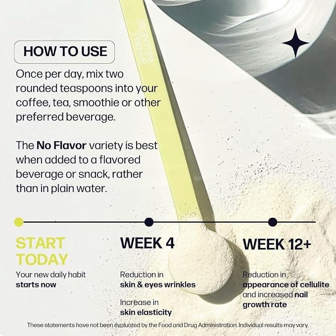 Sparkle Wellness Marine Skin Boost Plus (No Flavor) [50-Serves] | Collagen Powder Supplement with Marine-derived VERISOL Bioactive Hydrolyzed Collagen Peptides, Vitamin C & Hyaluronic Acid