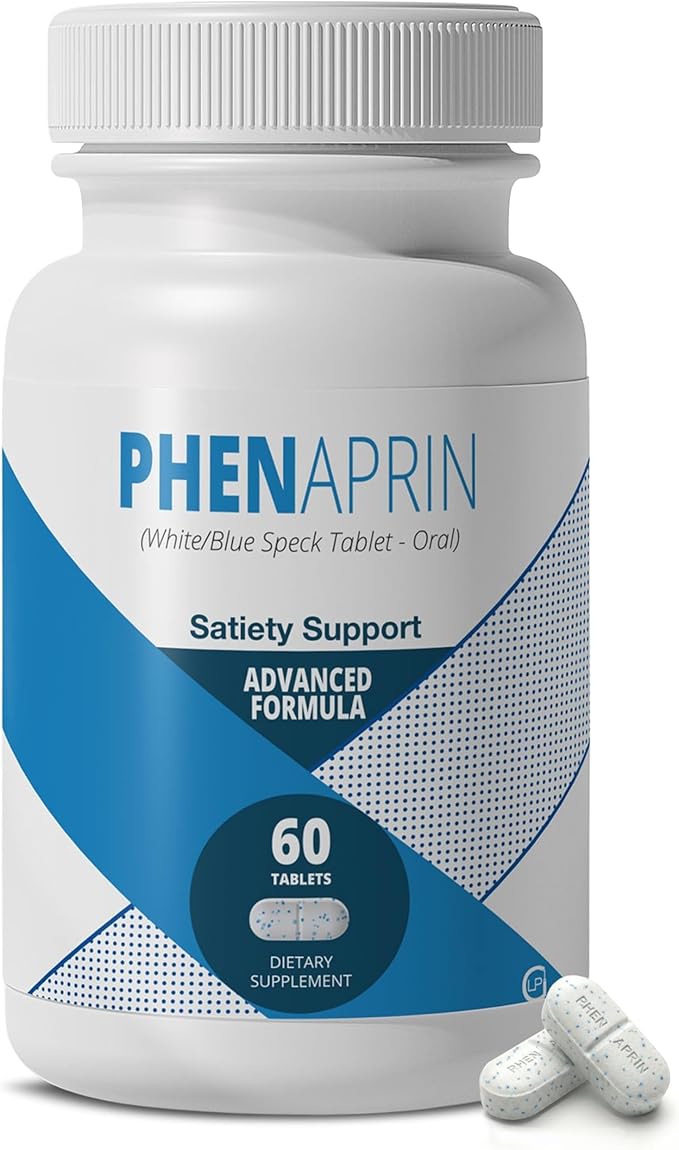 PhenAprin Advanced Diet Pills for Weight Loss & Energy - Multi-Pathway Appetite Suppressant & Thermogenic Fat Burner for Men & Women - Metabolism Booster, Food Noise & Cravings Support - 60 Tablets