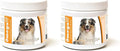 Healthy Breeds Australian Shepherd Omega HP Fatty Acid Skin and Coat Support Soft Chews 60 Count (Pack of 2)