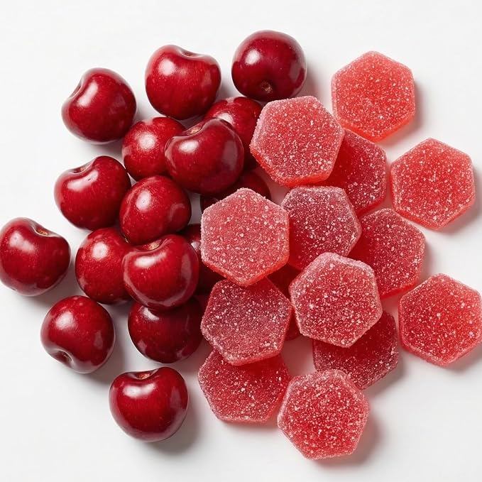 Create Creatine Monohydrate Gummies for Men & Women, Boost Focus, Strength, and Endurance, Anti-Melting Formula, Vegan, Gluten-Free, Non-GMO, 1.5g of Creatine per Gummy (Sour Cherry)