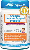 Life-Space Children Immune Support Probiotic, 2 Month Serving, Clinically Proven to Relieve Common Cold Symptoms, 12 Billion CFU, 6 in 1 Kids Probiotic for Digestive & Immune Health, 60 Grams