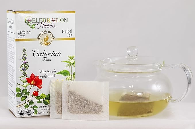 Celebration Herbals Tea Valerian Root Organic -- 24 Herbal Tea Bags