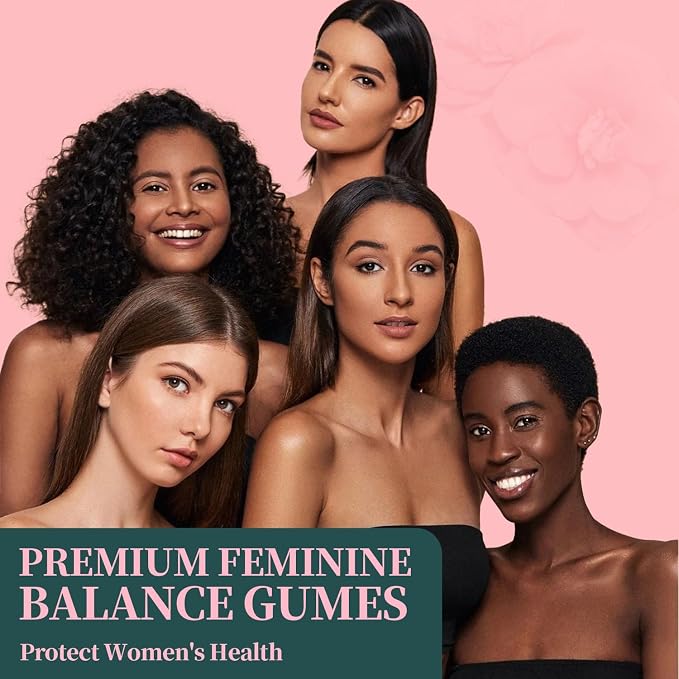 Pineapple Gummies for Women pH Balance, Feminine Probiotics for Vaginigal Health, Nutrition Feminine Gummies, Immune Support, Vegan, Gluten-Free, Hawaiian Pineapple 60 Gummies 30 Servings
