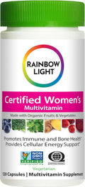 Rainbow Light Certified Womens Multivitamin, Multivitamin Supplement, 120 Caps (Pack May Vary)
