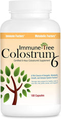 100% Pure Bovine Colostrum (Grass-Fed) | High IgG for Immune Support & Gut Health | Anti-Aging | Colostrum Supplement for Adults & Kids | 180 Capsules