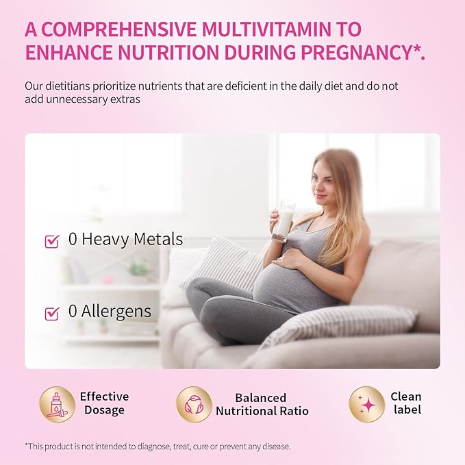 DRAUSTIN Coenzyme Q10 Preparation for Pregnancy Reduction 200mg Mitochondrial PQQ Folic Acid Imported from The United States, 60 Count