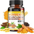 Turmeric Curcumin Supplement with Black Pepper & Bioactive Botanicals, Turmeric,Ginger, Berberine, Ceylon Cinnamon – Premium Supplement for Daily Wellness Support 60 Capsules