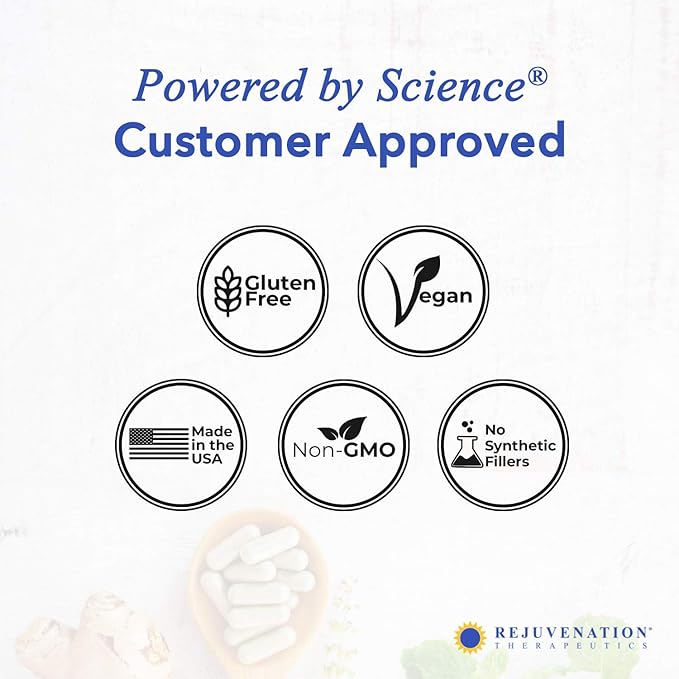 Rejuvenation Therapeutics Fisetin | Senolytic | Dietary Flavonoid | Non-GMO, Vegan, Gluten-Free,100 mg, 30 Veggie Caps