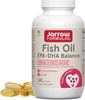 Jarrow Formulas EPA-DHA Balance, 1,200 mg Omega-3 Fatty Acids for Cardiovascular Support, 240 Softgels, 120 Day Supply