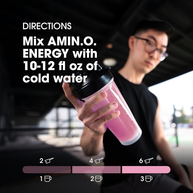 Optimum Nutrition Amino Energy Powder Plus Focus, with BCAA, Electrolytes, and Caffeine, Watermelon, 30 Servings (Packaging May Vary)