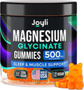 Magnesium Glycinate Gummies for Adults 500mg - Chewable Magnesium Glycinate for Kids Sleep, Glicinato De Magnesio para Mujeres, 60 Count