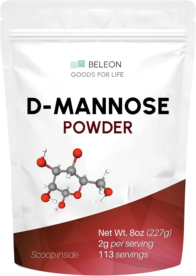 D-Mannose Powder 8 oz - Fast Dissolving Daily Supplement, Supports Bladder Wellness & Balance, for Women and Man