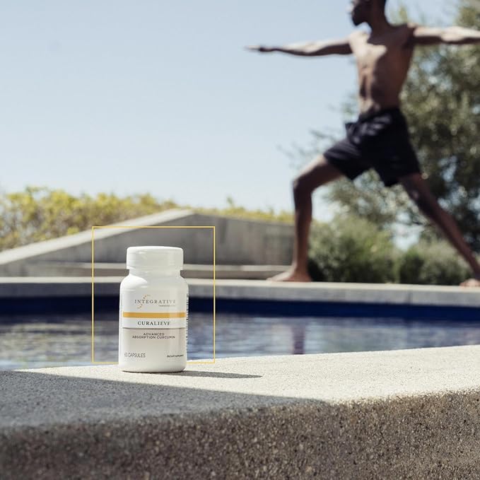 Integrative Therapeutics Curalieve - Curcumin Formula for Antioxidant Support* - High Absorption Curcumin - Vegan, Gluten-Free & Dairy-Free - 120 Capsules (60 Servings)