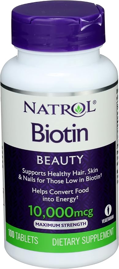 Natrol Biotin Max 10000 Mcg, 100 Tablets