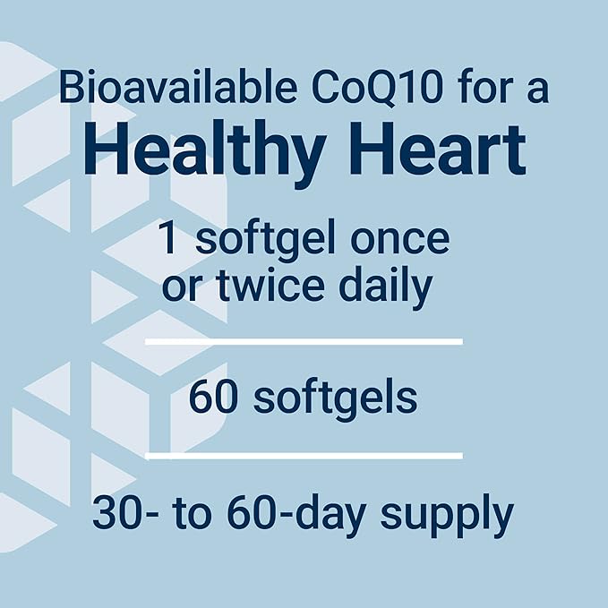Life Extension Super Ubiquinol CoQ10, Heart Health Supplement, Cell Energy, oxidative Stress Defense, Maximum Absorption, 100 mg, Non-GMO, Gluten-Free, 60 softgels