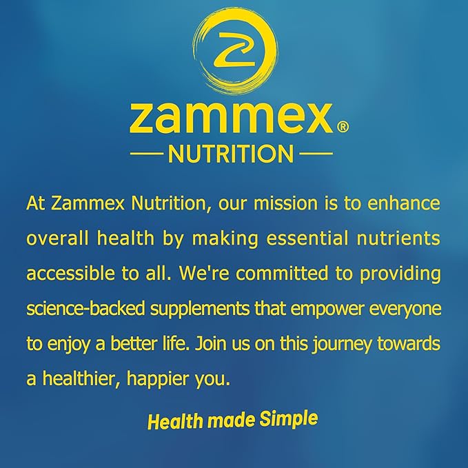Zammex Collagen Peptides Powder, 90 Servings, Unflavored Instant Powdered, Pure Hydrolyzed Collagen Protein Powder (Type I, III) 100% Grass Fed, Paleo & Keto, Non-GMO, for Skin Hair Nail Joint