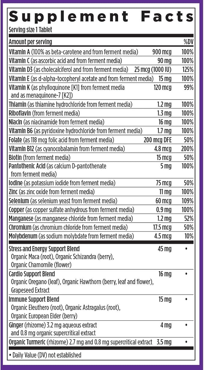 New Chapter Men’s Multivitamin, B6, Extra B12, D3, Vitamin C & Zinc, Immune, Heart, Cellular Energy, and Brain Health, Gentle on The Stomach, One Daily, Non-GMO, Gluten-Free, 18+, 48 Tablets