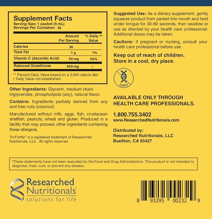 Researched Nutritionals Revitalized Detox Duo - for Immune Support, Liver Health or A Full Body Detox Cleanse - Tri-Fortify Watermelon Liposomal Glutathione (450mg) Liquid & ToxinPul (2 Piece Set)