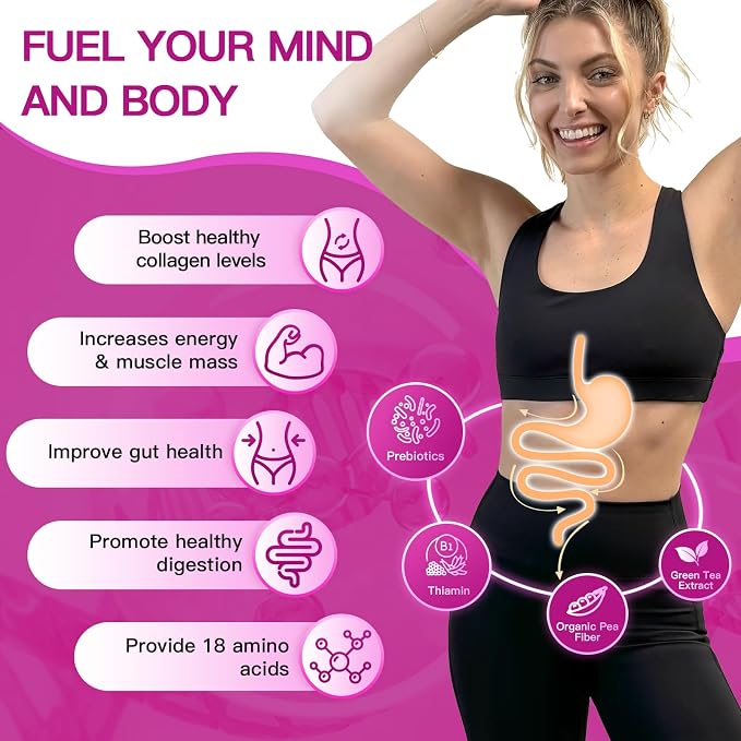 ZEBORA Collagen Peptides Powder 50 Servings - Hydrolyzed Multi Collagen Type I II III V X with Hyaluronic Acid, Biotin, Vitamin C - Support Skin Hair Nail Joints Unflavored, Keto & Paleo Friendly