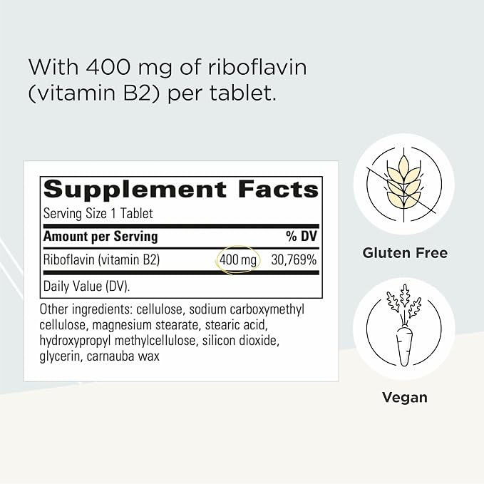 Integrative Therapeutics Riboflavin - B2 Vitamin Supplement for Cellular Energy Support* - Supports Vitality & Red Blood Cell Production* - Gluten-Free & Dairy-Free - 30 Count (30 Servings)