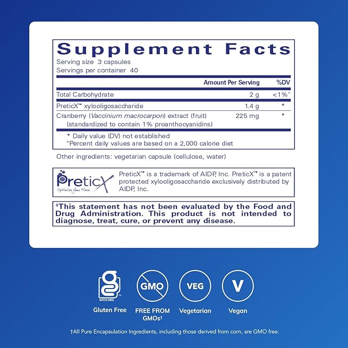 Pure Encapsulations Poly-Prebiotic | Prebiotic Blend to Support The Microbiome and GI Health | 120 Capsules*