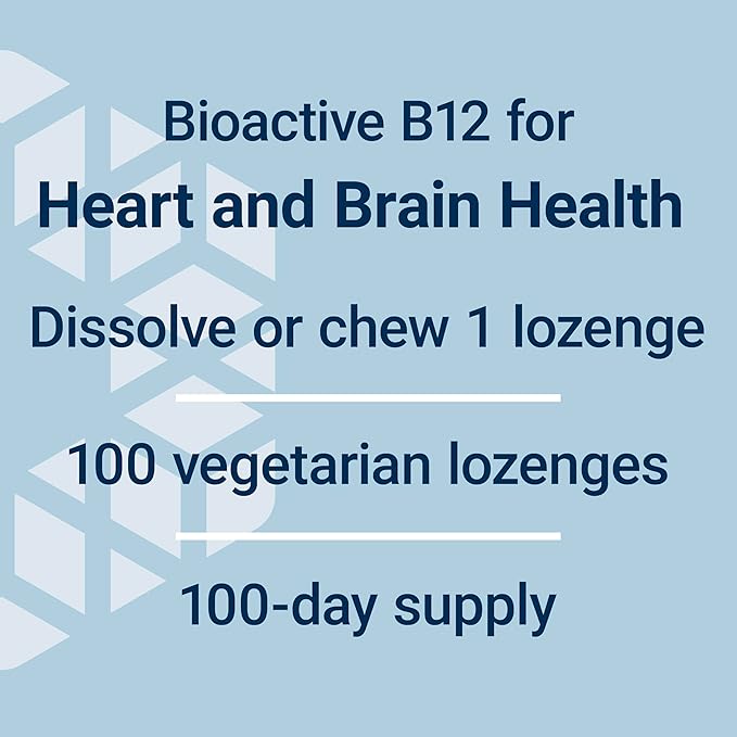 Life Extension Vitamin B12 Methylcobalamin 500mcg - Vitamin B12 Supplement for General Energy and Brain Health - Sugar Free Vegetarian Lozenges Dissolve in Your Mouth - Once Daily - 100 Count