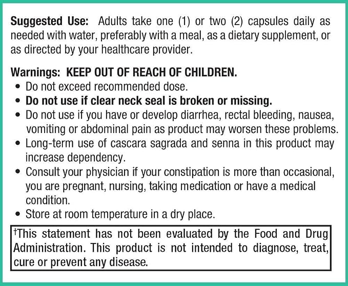 Peak Pure & Natural Colon Support - Colon Cleanse and Detox Supplement for Digestive Health - Gut Health Support with Inulin and Senna Leaf Extracts - with Fiber, Prebiotics, and Probiotics - 2 Pack