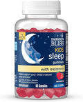 Mommy's Bliss Kids Sleep Melatonin Gummies, No Artificial Colors, Flavors or Gelatin, Strawberry Flavor Children's Melatonin Gummies, Age 3+, 60 Count