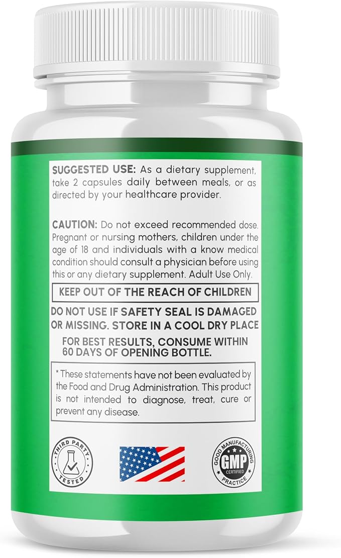 Neurotril Capsules, Official Neuro tril Pills with All Natural Ingredients, Advanced Neurotril Capsules Overall Health and Wellness Vitamin Formula with Maximum Strength Multivitamins (60 Capsules)