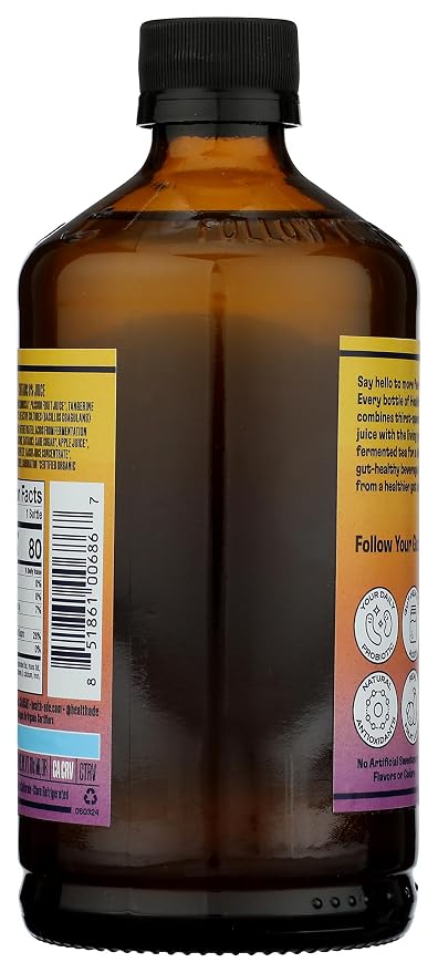 Health Ade, Kombucha Passion Tangerine Organic, 16 Fl Oz