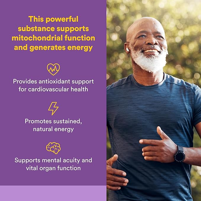 Natural Factors Ubiquinol 100 mg - Supports Heart Health & Natural Vitality - Antioxidant Support Supplement with Superior Absorption - Energy Support with Flaxseed Oil - 120 Softgels (120 Servings)