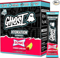 GHOST Hydration Sticks, Electrolyte Powder Packets, Sonic Cherry Limeade - 24 Sugar Free Instant Electrolyte Drink Mix - Caffeine-Free Daily Hydration & Immune Support with Clean Formula