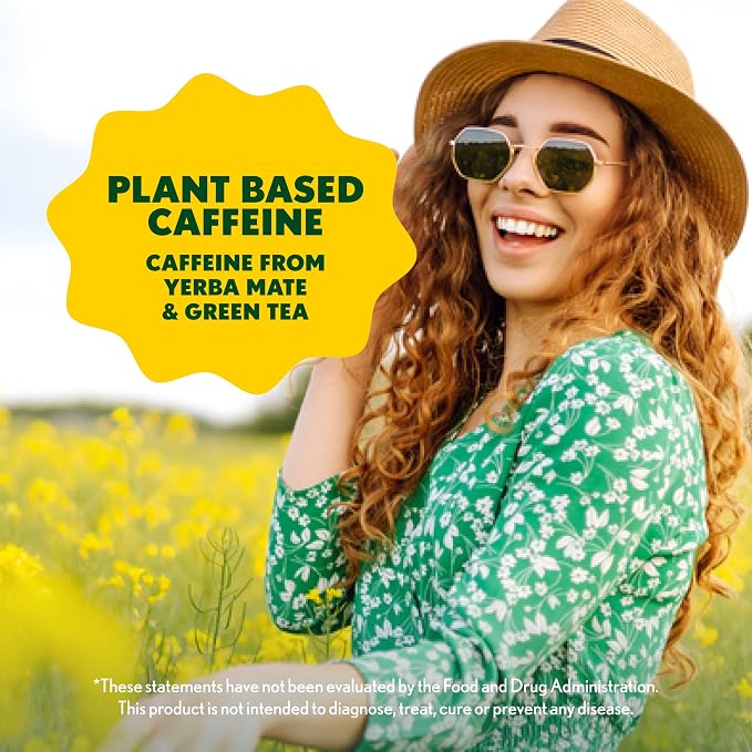 Amazing Grass Greens Blend Energy: Smoothie Mix, Super Greens Powder & Plant Based Caffeine with Matcha Green Tea & Beet Root Powder, Lemon Lime, 30 Servings (Packaging May Vary)
