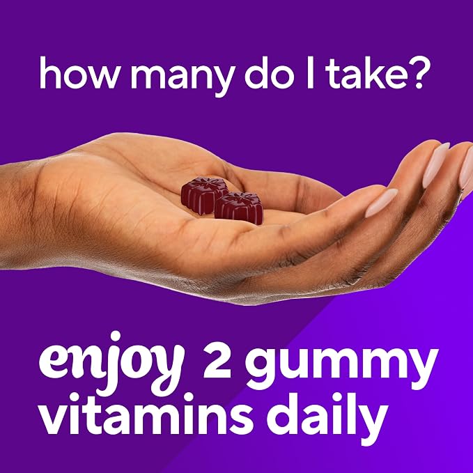 Vitafusion Iron Gummy Vitamin Supplement,Supports Red Blood Cell Production*,Guava Hibiscus Flavor,30 Servings,60 Count (Pack of 2)