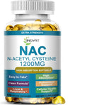NAC Supplement N-Acetyl Cysteine | High Absorption NAC 1200mg Softgels for Liver & Kidney Detox, Immune Support & Antioxidants | Vegan Capsules | 2 Month Supply | Non-GMO | Gluten Free | 120 Count