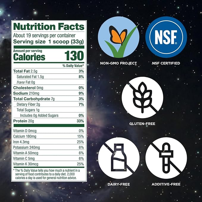 Vega Premium Protein + Supergreens, Chocolate – 20g Vegan Protein, Dairy & Gluten Free, 22.4 oz (19 Servings)