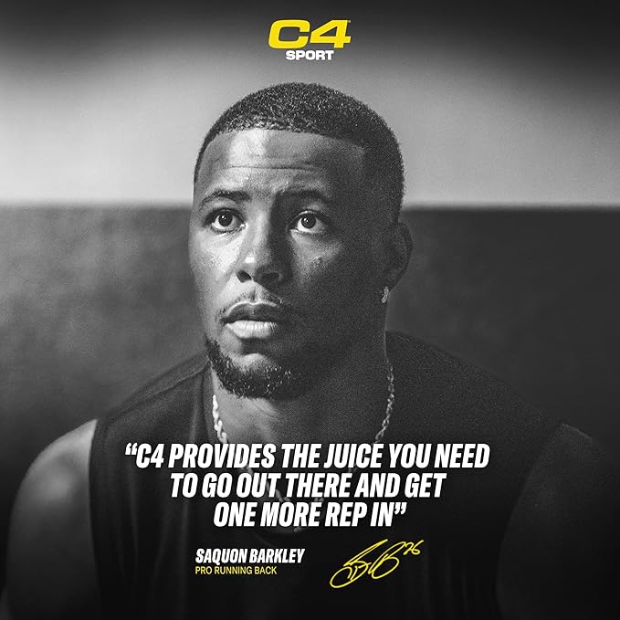 Cellucor C4 Sport Pre Workout Powder Blue Raspberry - Pre Workout Energy with 3g + 135mg Caffeine and Beta-Alanine Performance Blend - NSF Certified for Sport | 30 Servings