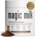 Magic Milk - New Zealand Grass-Fed Colostrum & Collagen | Supports Gut Health, Immunity, & Muscle Recovery | Bioactive Nutrients for Skin & Hair Health | Chocolate Milk Flavor | 20 Servings