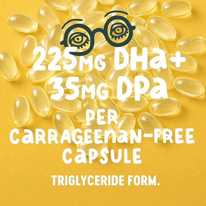 Freshfield Vegan Omega 3, Algae (Algal) Oil, Fish Oil Free Company, Third Party Tested, Carrageenan Free, DHA Supplement w/DPA, Plant Based Omega. Supports Heart, Brain, Joint Health